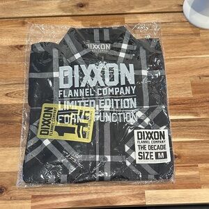 DIXXON Limited Edition Black and White Flannel Shirt
